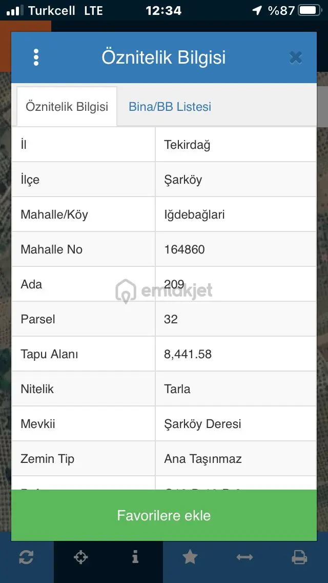 Şarköy De Işık Emlaktan İğdebağları Mah De 8600 M2 Tarla - 14