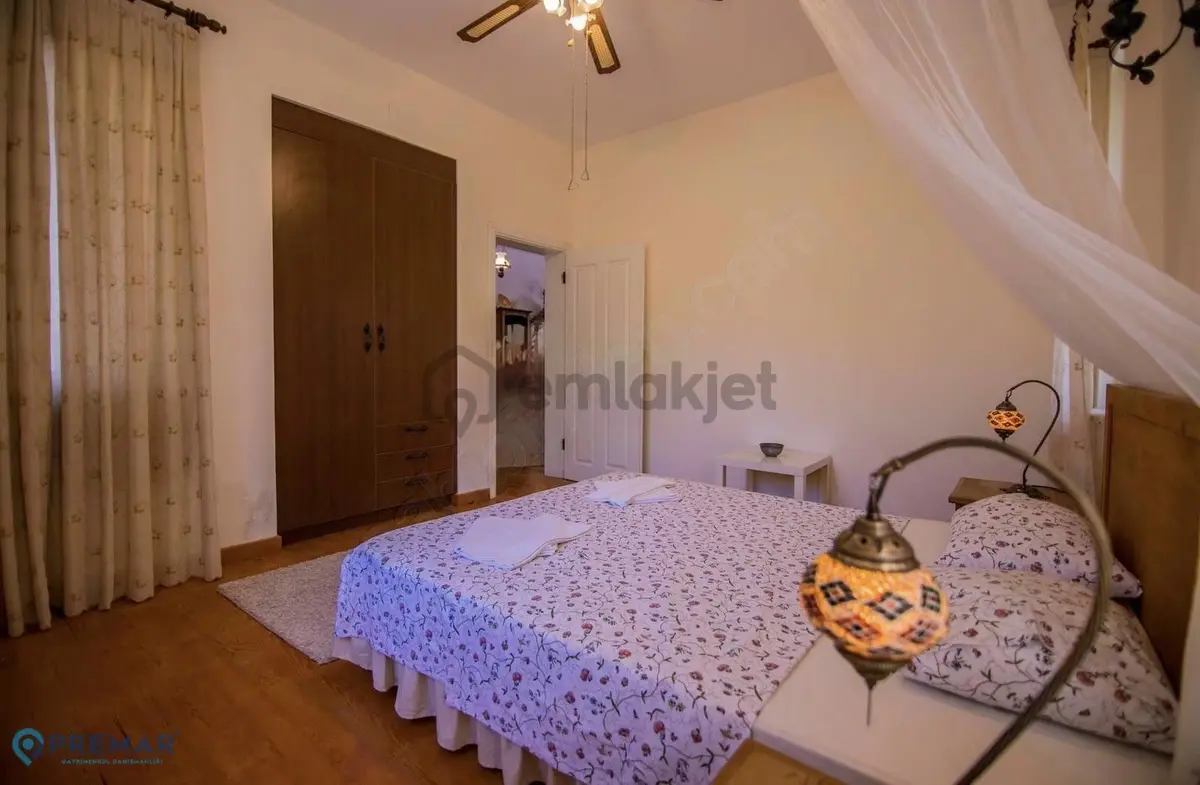 Premar Datça Mesudiye'de 5+2 Havuzlu Bahçeli Kiralık Malikane - 6