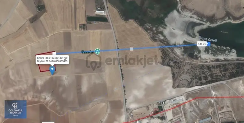 Gölbaşı Topaklı'da Satılık 7 Dönüm Hisseli Tarla - 3