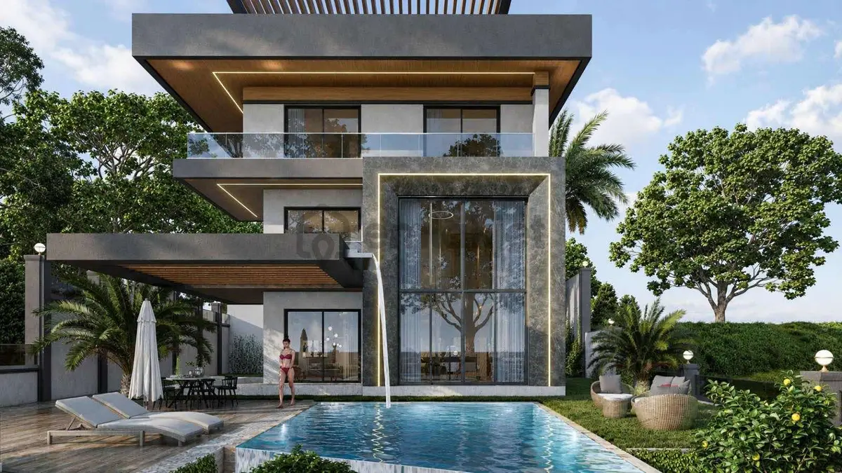 Hasbahçede 4 Katlı Asansörlü Ultra Lüks Müstakil Villa - 32