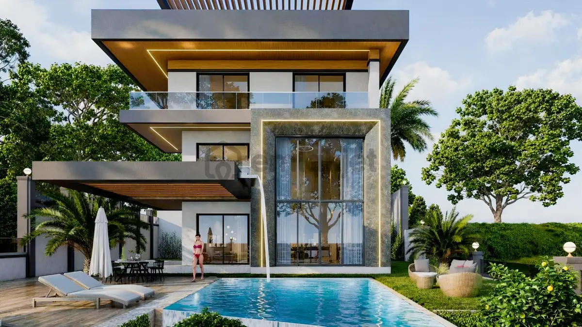 Hasbahçede 4 Katlı Asansörlü Ultra Lüks Müstakil Villa - 14