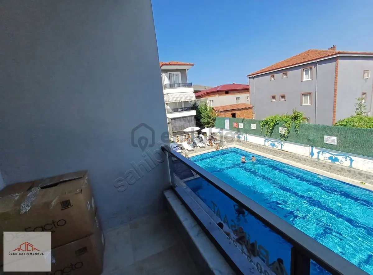 **havuzlu Site'de Eşyalı Kiralık 1+1** - 4