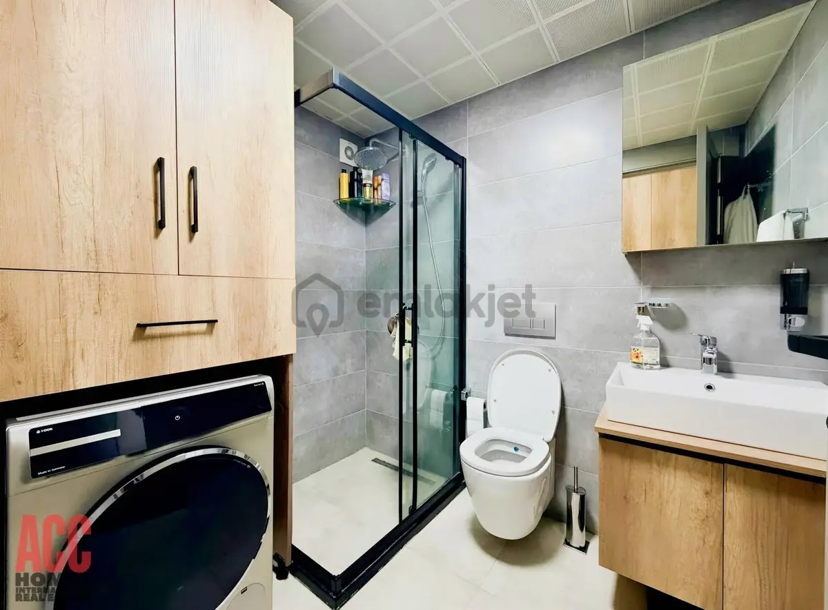 Acc Homes Lüks Site Full Yapılı 1+1 Daire/1+1 В Элитном Комплекс - 8