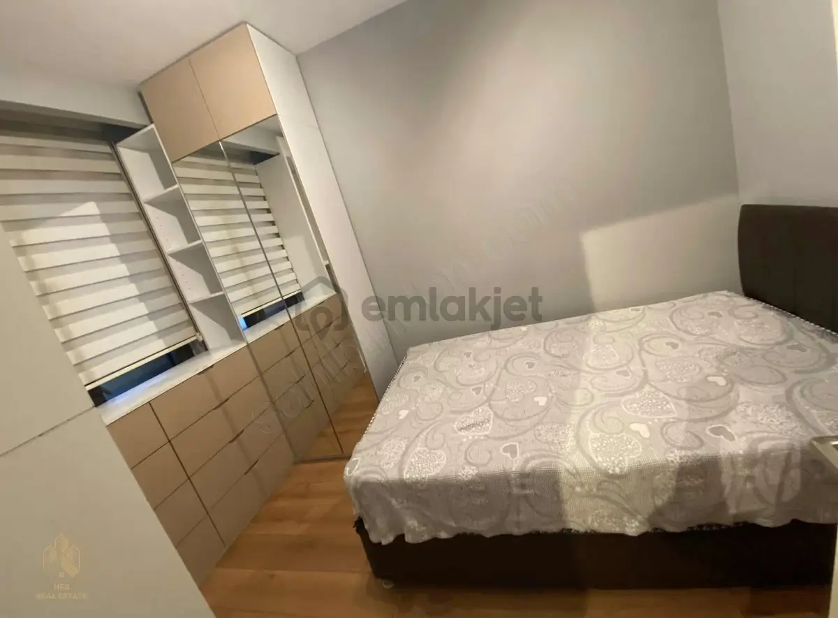 Aca Su Resıdence'da Eşyalı 1+1 Bahçe Katı - 9