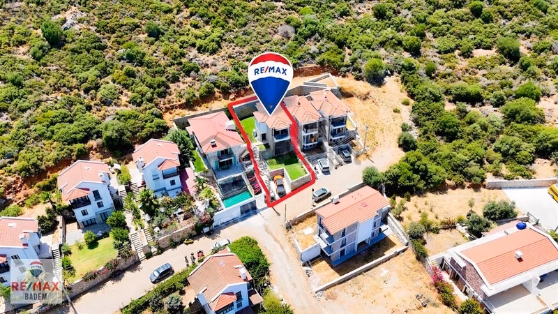 Datça Merkezde Satılık Deniz Manzaralı 4+1 Müstakil Villa - 3
