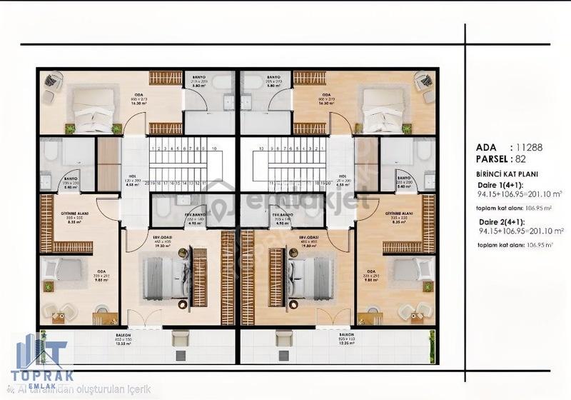 Satılmışoğlu'nda 14 Villalık, 5680m² İmarlı Arsa - 3