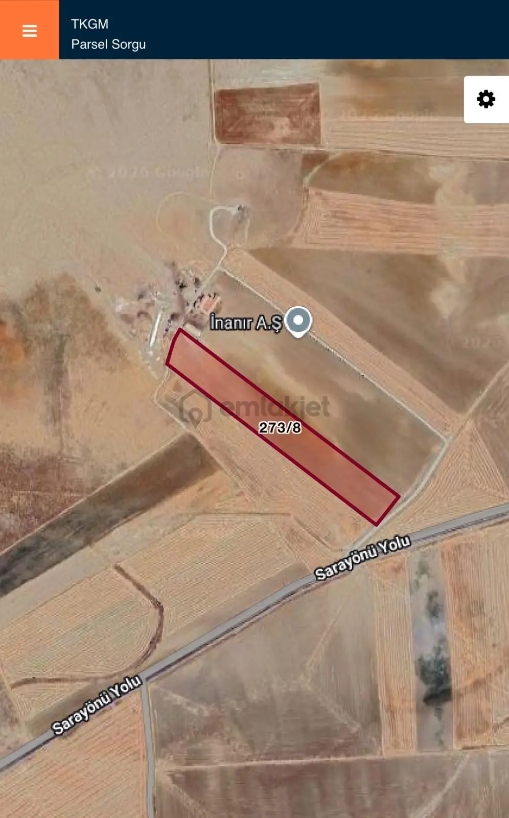 Sarayönü Başhüyük'te 24.071 M² Satılık Araç Takasına Açık Tarla