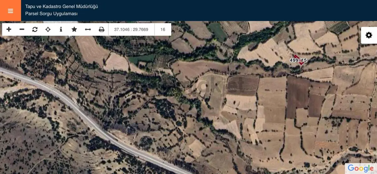 Çavdır Dengere Yerleşime Yakın Satılık 435 M2 Tarla - 3