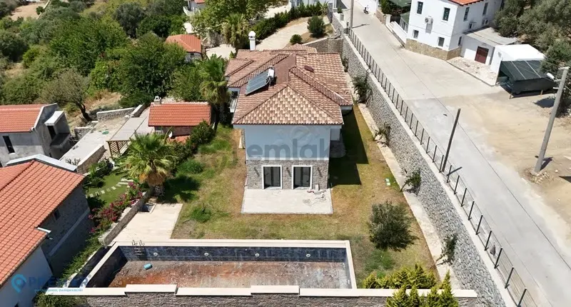 Premar Datça Emecikte Müştemilatlı Otoparklı Havuzlu Özel Villa - 31