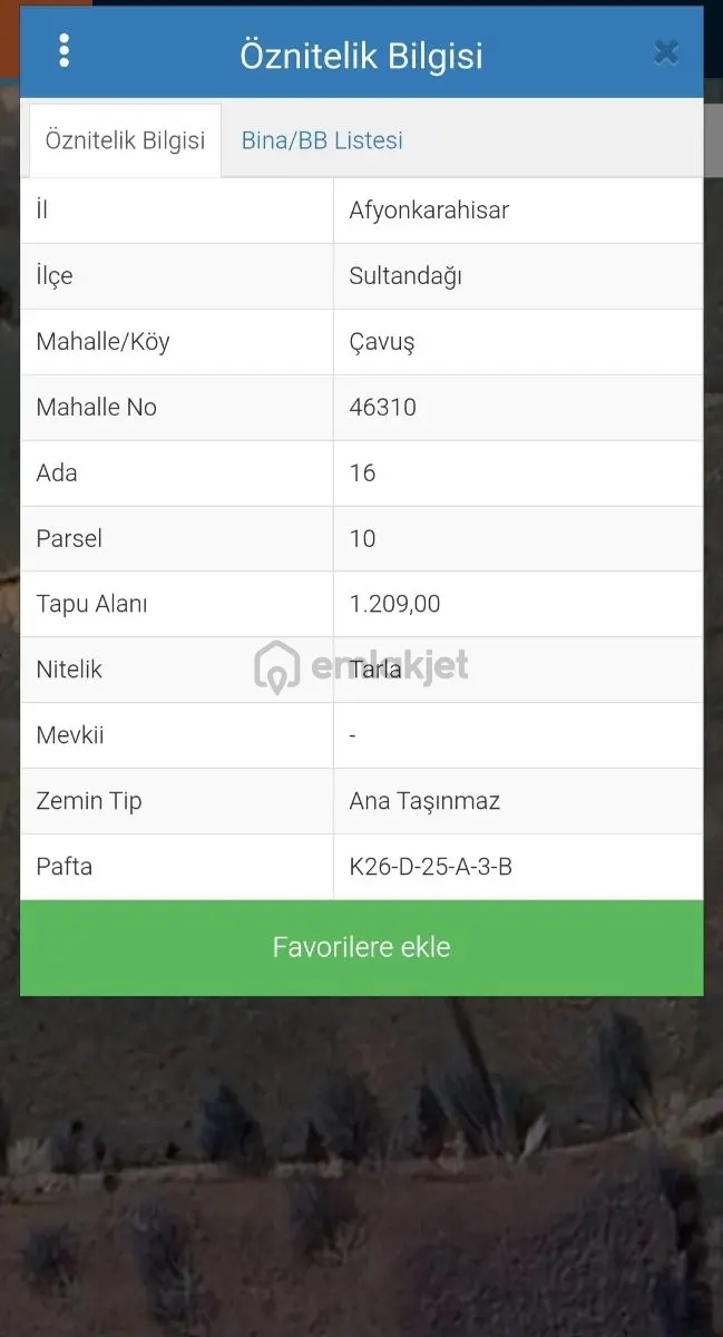 Sultandağı/çavuş Mahallesinde 1209mt2 Satılık Tarla - 3