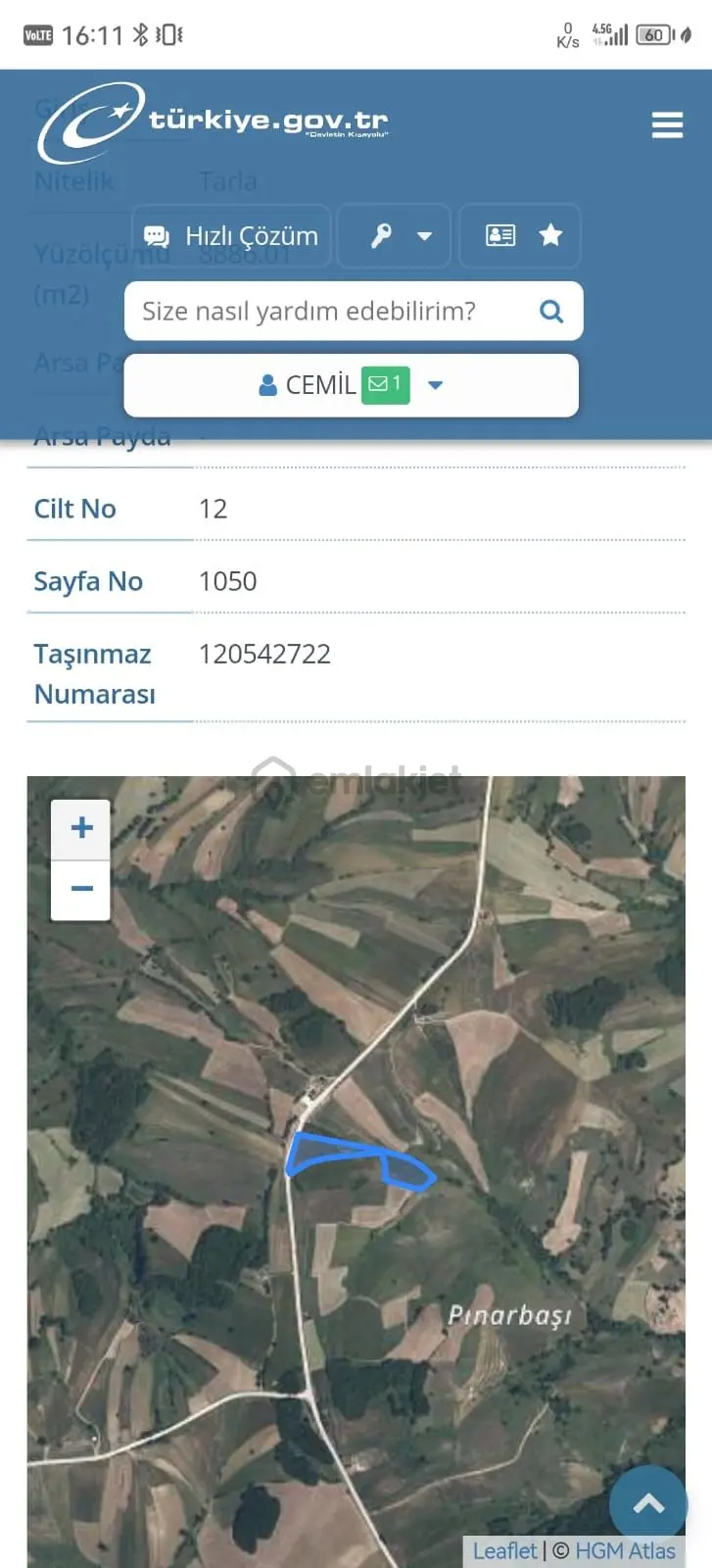 Kocaeli İzmit Kaynarca'da Satılık Yola Cephe Tarla - 9