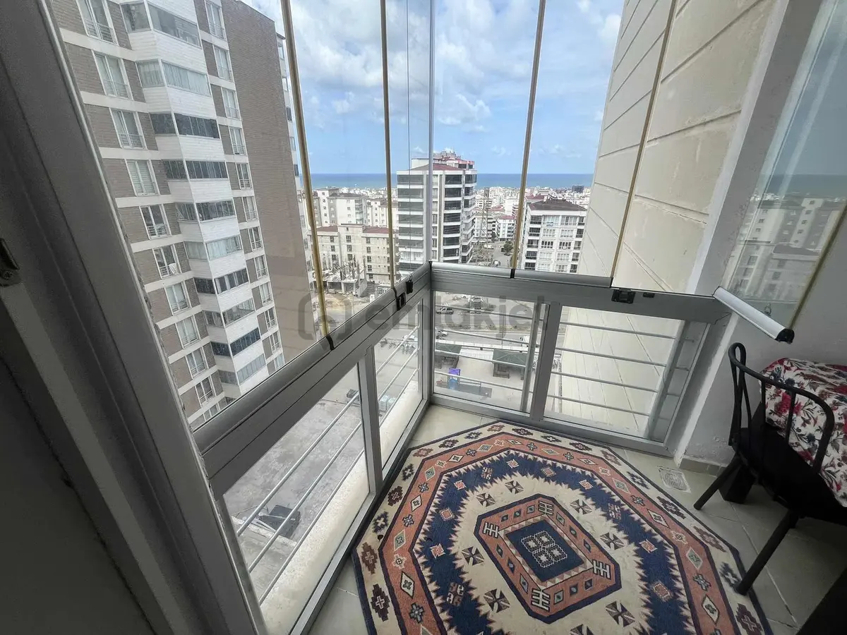 Atakentte Deniz Manzaralı/ 2+1 /eşyalı Daire - 8