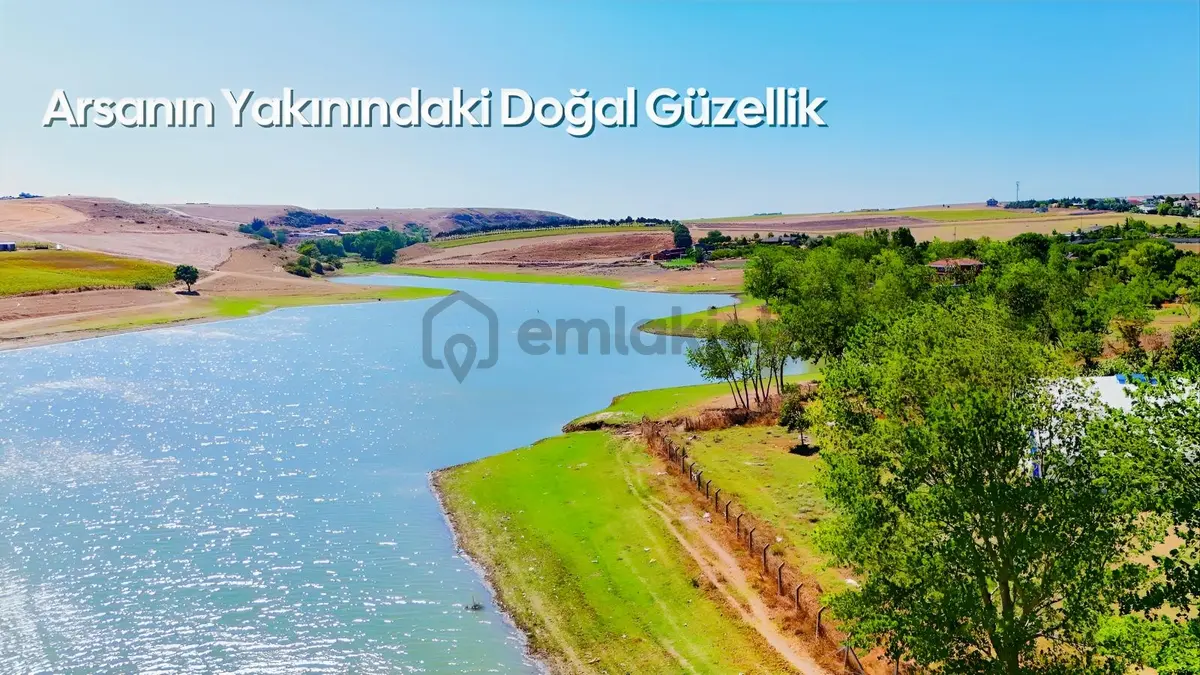 Çatalca Çakıl'da Gölet Yanı Harika Parsel - 5
