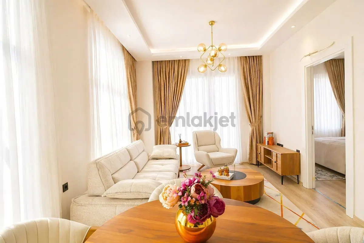 Alanya Mahmutlar’da Lüks Eşyalı 1+1 Satılık Daire - 2