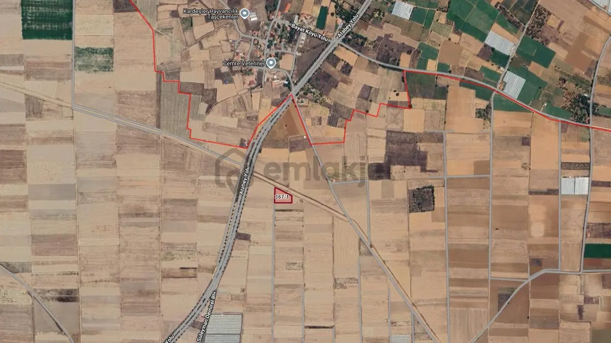Isparta Kuleönü 4.173m2 Satılık Tarla - 2