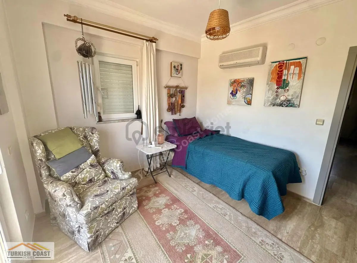 Fethiye Çiftlik Mahallesinde Ortak Havuzlu, Bahçeli 3+1 Villa - 24