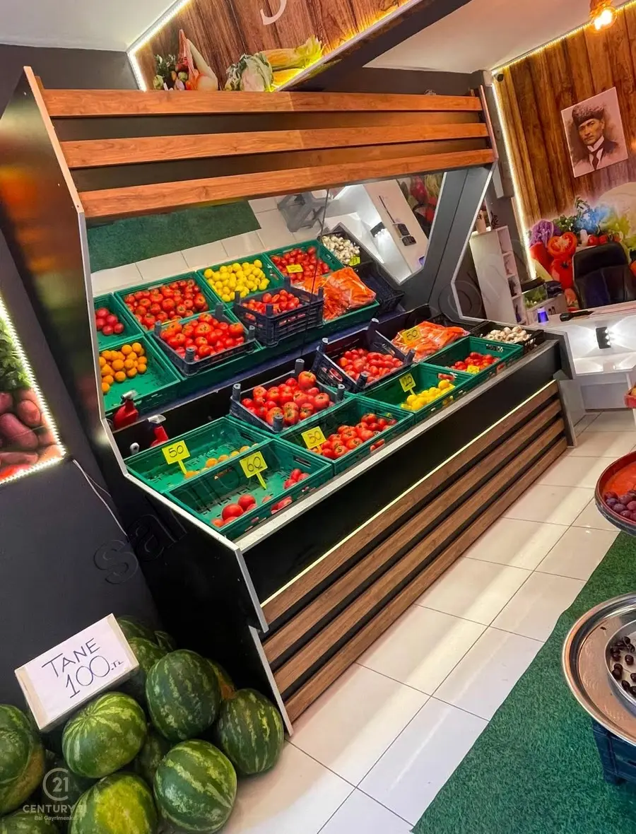 C21 Bal'dan Bağlar Sokağında Cadde Üzeri Devren Kiralık Manav - 12