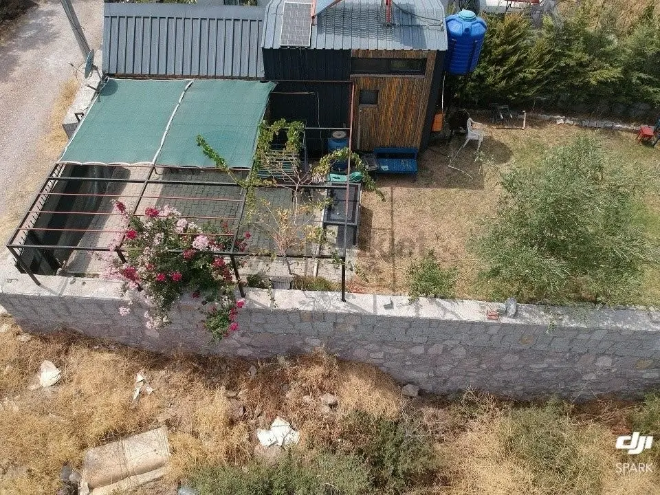 Dikili Bademlide Deniz Manzaralı Tıny Houselu 200 M² Arsa - 4