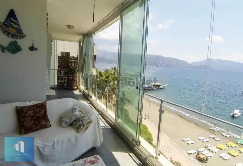 Marmaris Sitelerde Denize Sıfır Eşyalı 2+1 Kiralık Daire - 9