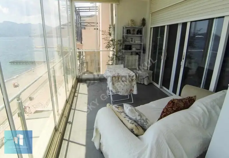 Marmaris Sitelerde Denize Sıfır Eşyalı 2+1 Kiralık Daire - 10
