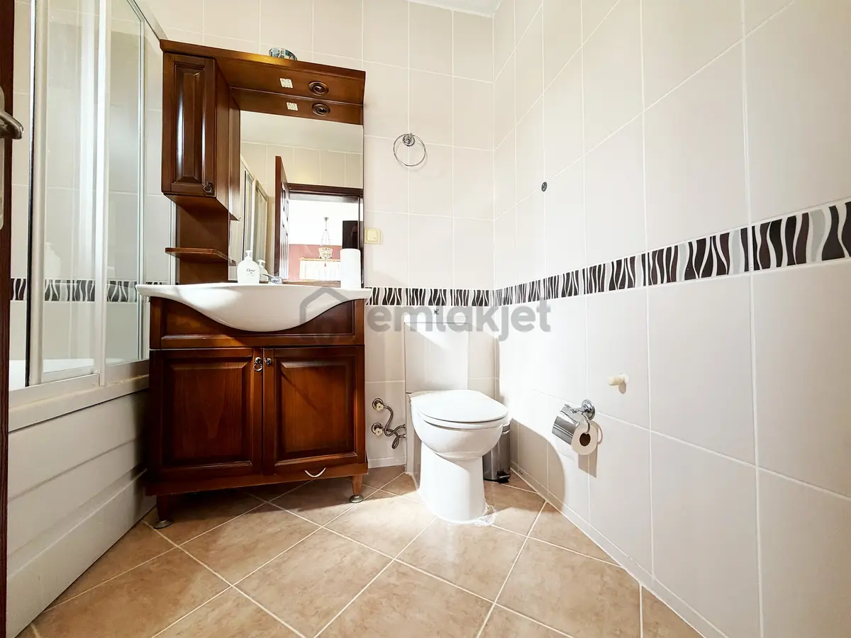 Datça Özbelde Deniz Manzaralı 412m2 Arsa Paylı Satılık 4+2 Villa - 16