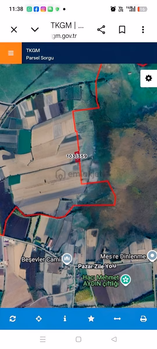 Arena Emlaktan Satılık 2 Dönüm Hesaplı Tarla - 2