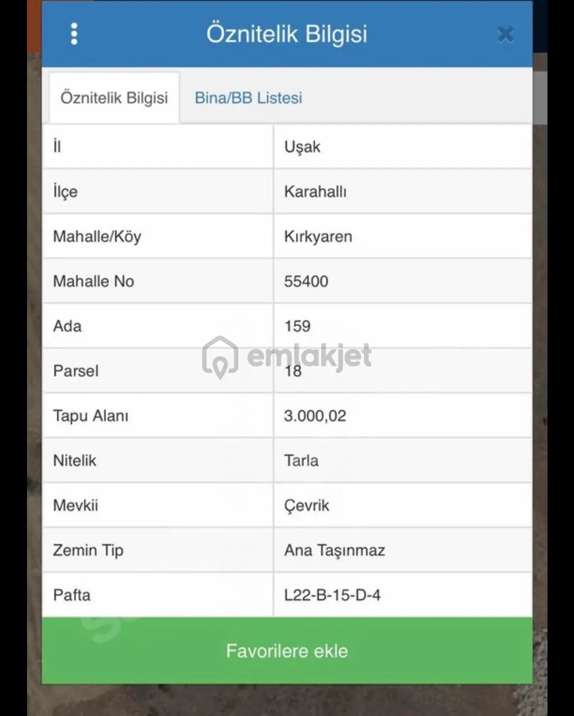 Kırkyarenköyünde Tarla 3000 M2
