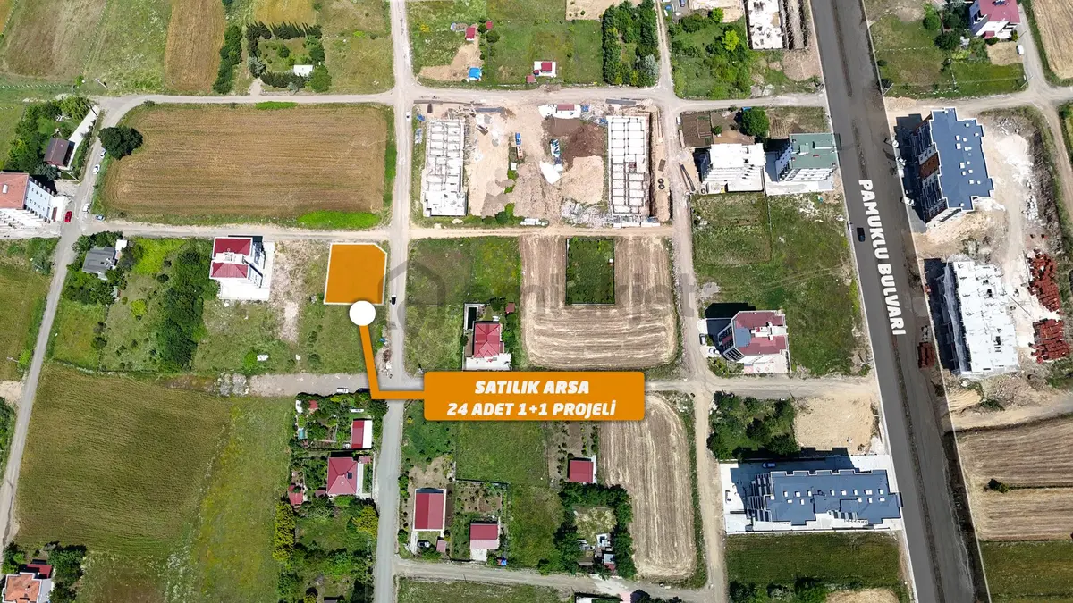 Ruhsatı Alınmış 24 Adet 1+1 Projeli Satılık Arsa - 5