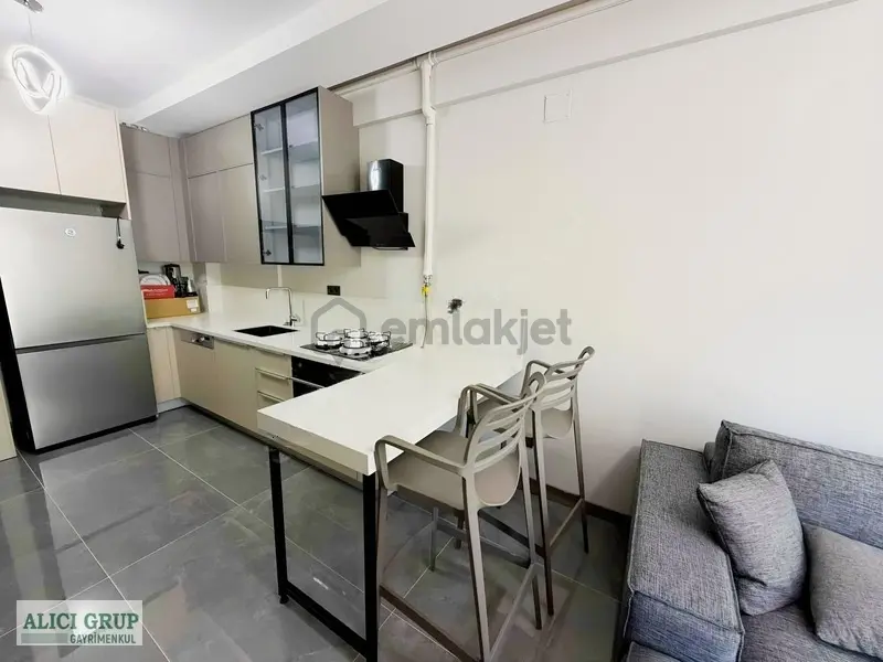 Az Katlı Binada Full Eşyalı Çift Klimalı 1+1 Kiralık Daire - 6