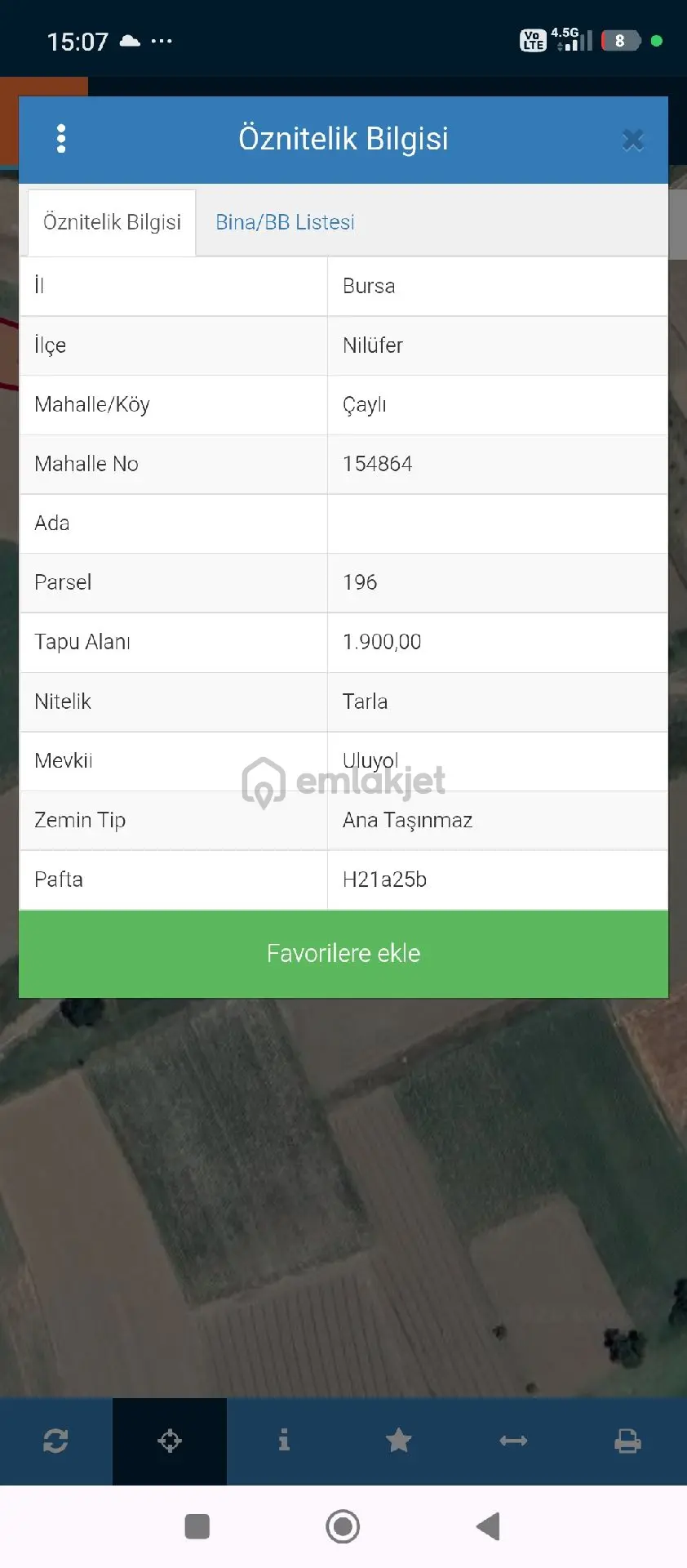 Çaylı Mahallesi Satılık 950 Mt2 Hisseli Tarla - 17