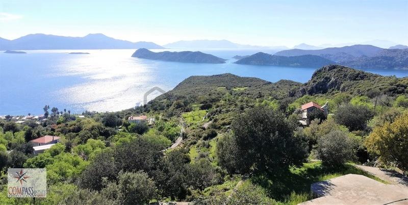Marmaris Söğüt Satılık Deniz Gören 1.638 M2 Tarla - 7