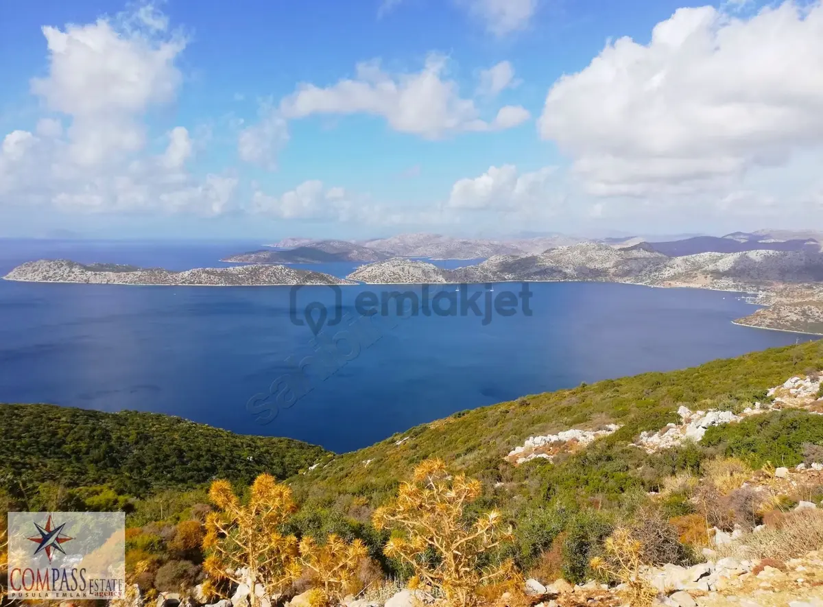 Marmaris Söğüt Satılık Deniz Gören 1.638 M2 Tarla - 7