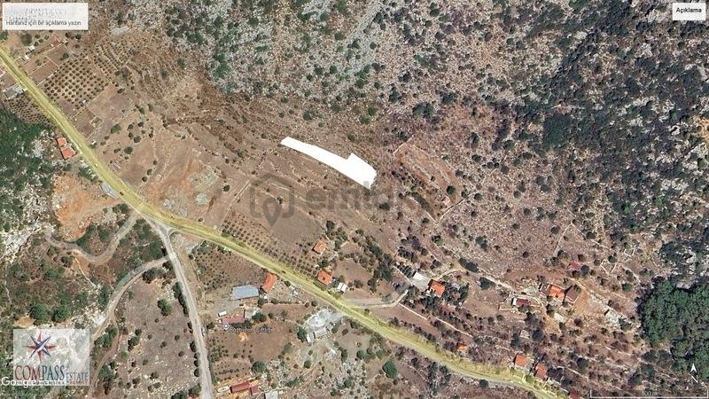 Marmaris Söğüt Satılık Deniz Gören 1.638 M2 Tarla - 3