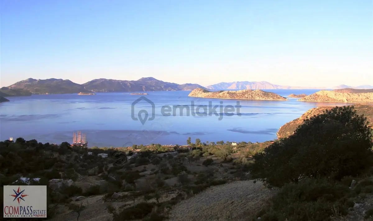 Marmaris Söğüt Satılık Deniz Gören 1.638 M2 Tarla - 3