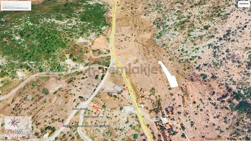 Marmaris Söğüt Satılık Deniz Gören 1.638 M2 Tarla - 2