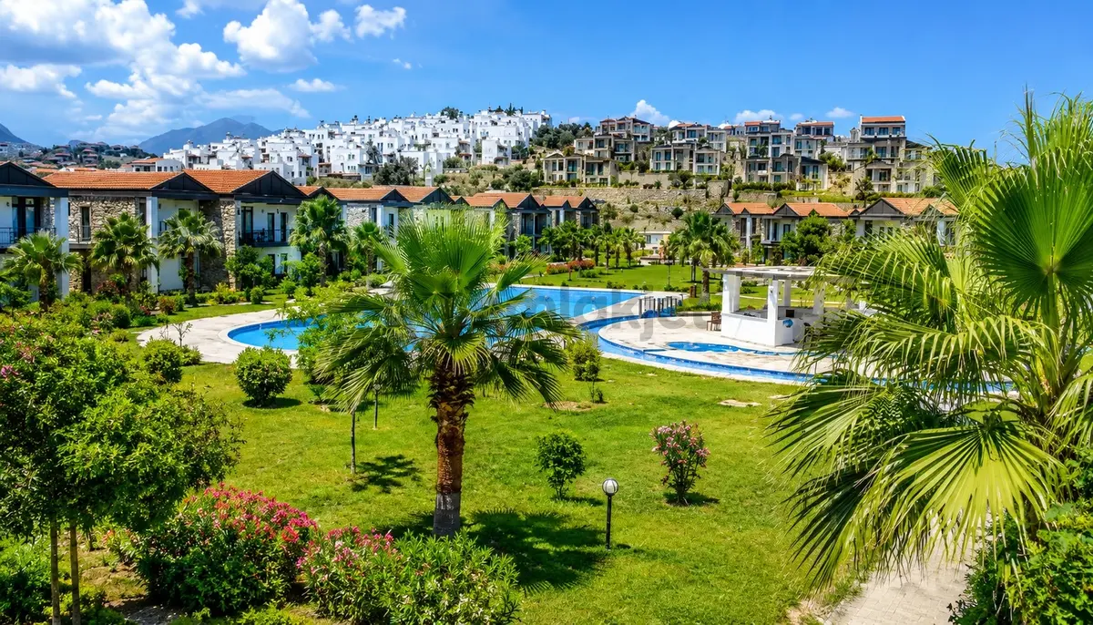 Datça Arbetta Complexia | Havuzlu Sitede 2+1 Bahçe Katı - 14