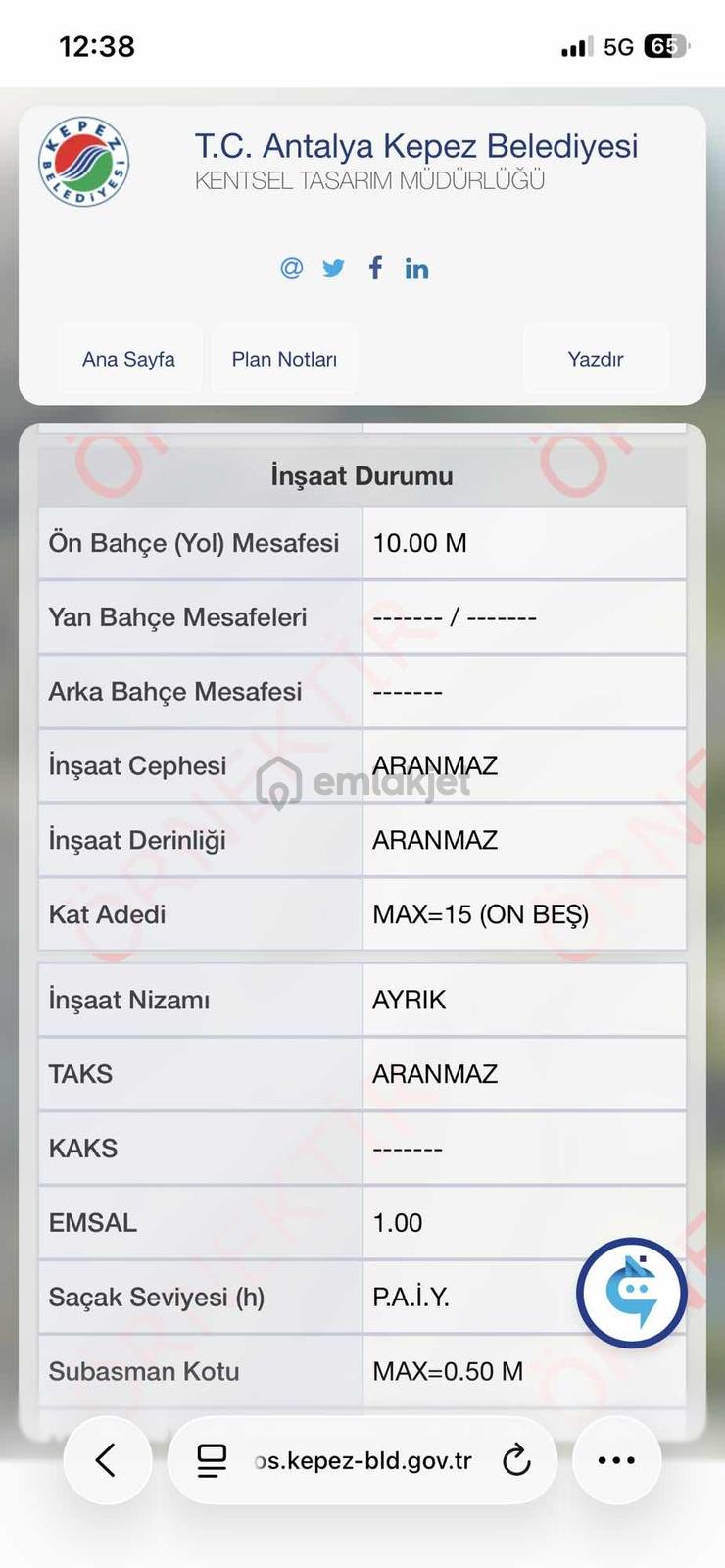 Altınova Düdende 663 M² Köşe Parsel | Ticari+konut | 7 Kat İmar - 28