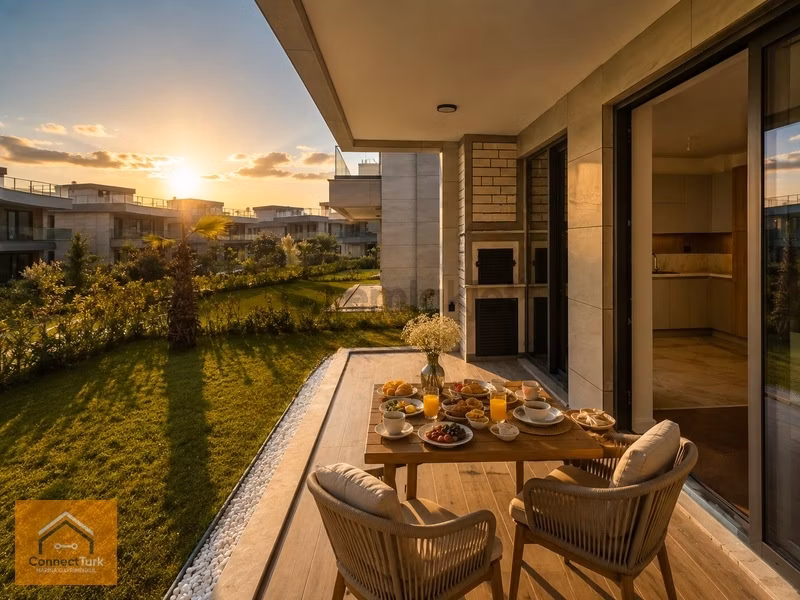 Costa Marinde Denize Sıfır Geniş Teraslı 5+1 Müstakil Villa - 2