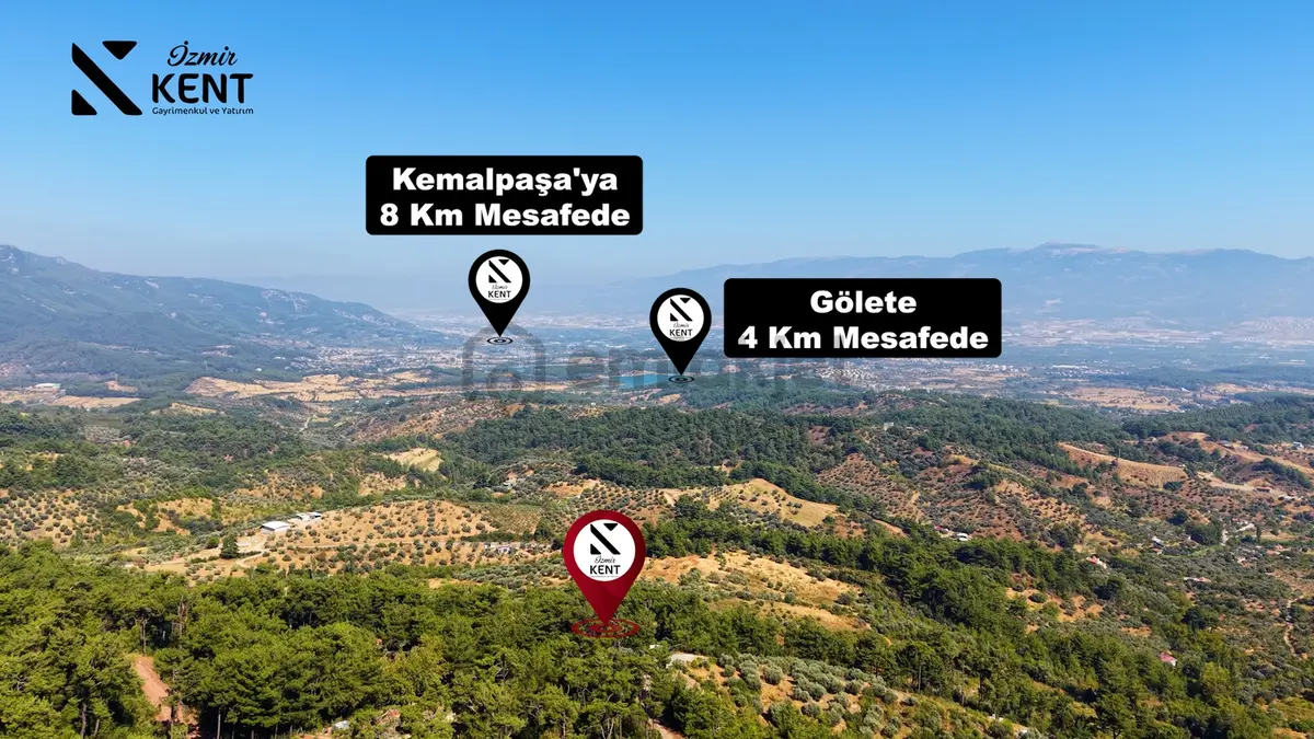 Kemalpaşa Yukarıkızılca Satılık 1.350 M2 Bahçe + Ev | Tek Tapu - 3