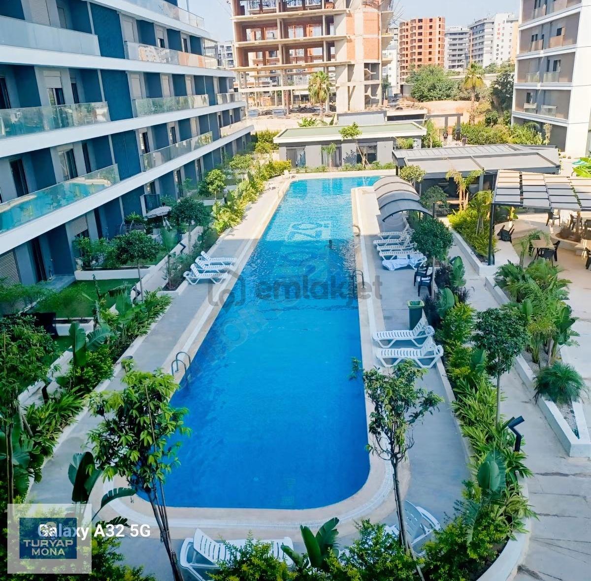 Lüks Site İçerisin'de Eşyalı, Havuz Cepheli, 1+1 Daire - 25