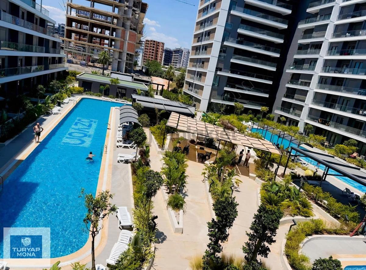 Lüks Site İçerisin'de Eşyalı, Havuz Cepheli, 1+1 Daire - 32