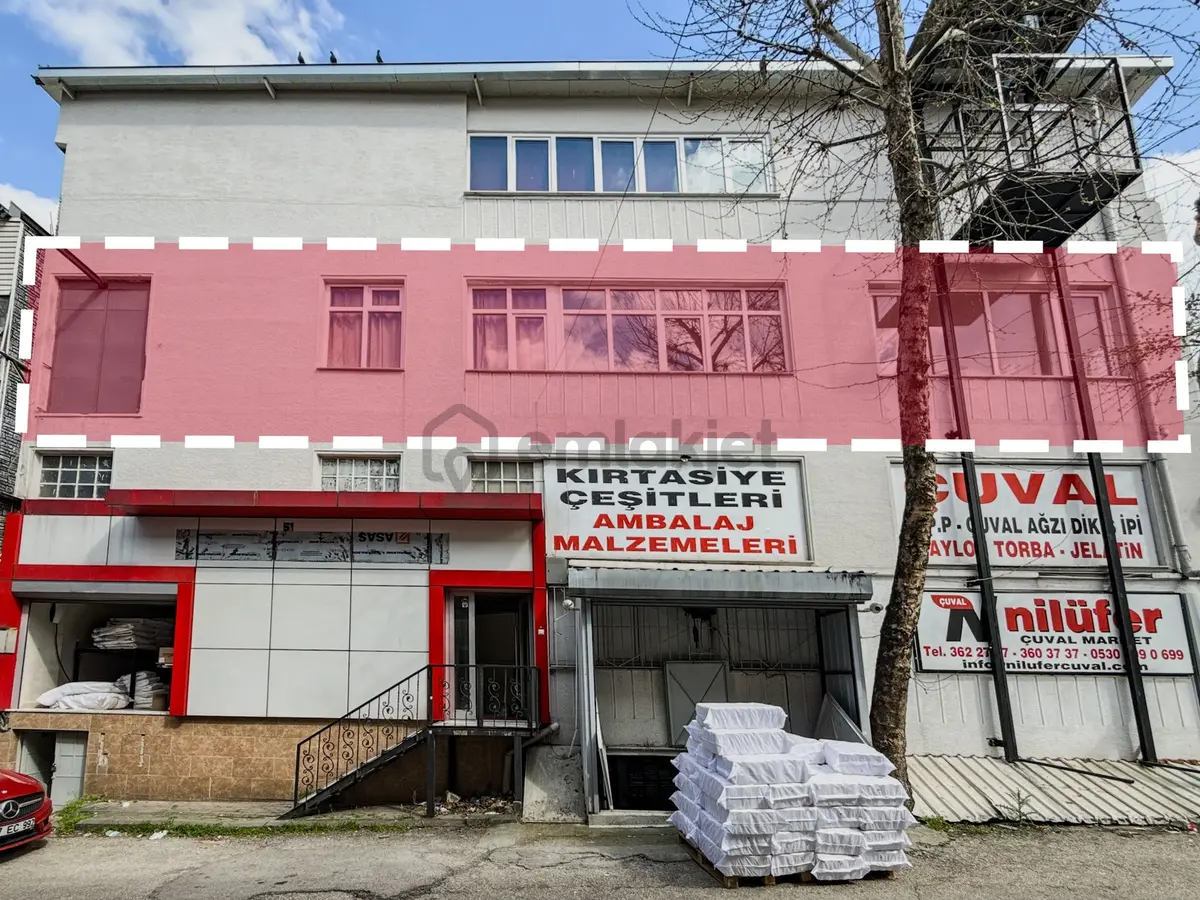 Bursa Karlıdağ Caddesi Üzeri Atölye İmalathane Depo 225m2 - 12