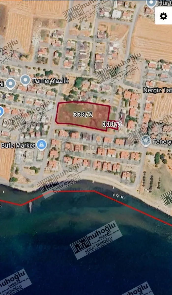 Nuhoğlu'ndan Satılık 4930m2 Denize 100 Metre İmarlı Arsa - 10