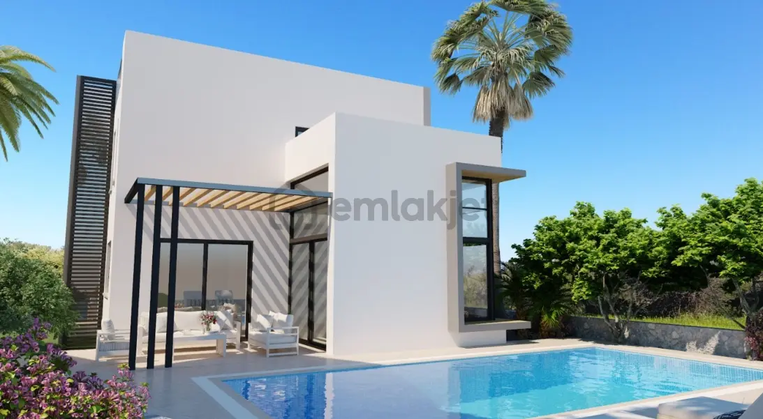 Kıbrıs, Girne'de Sunland 4+1 Satılık Villa - 10