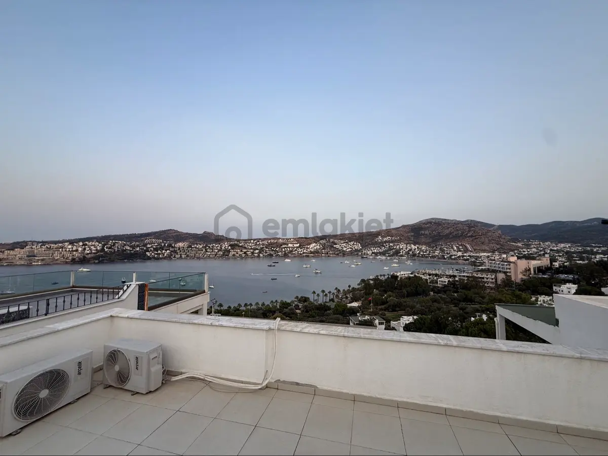 Bodrum Gündoğan’da Full Deniz Manzaralı 3+1 Müstakil Ev - 11