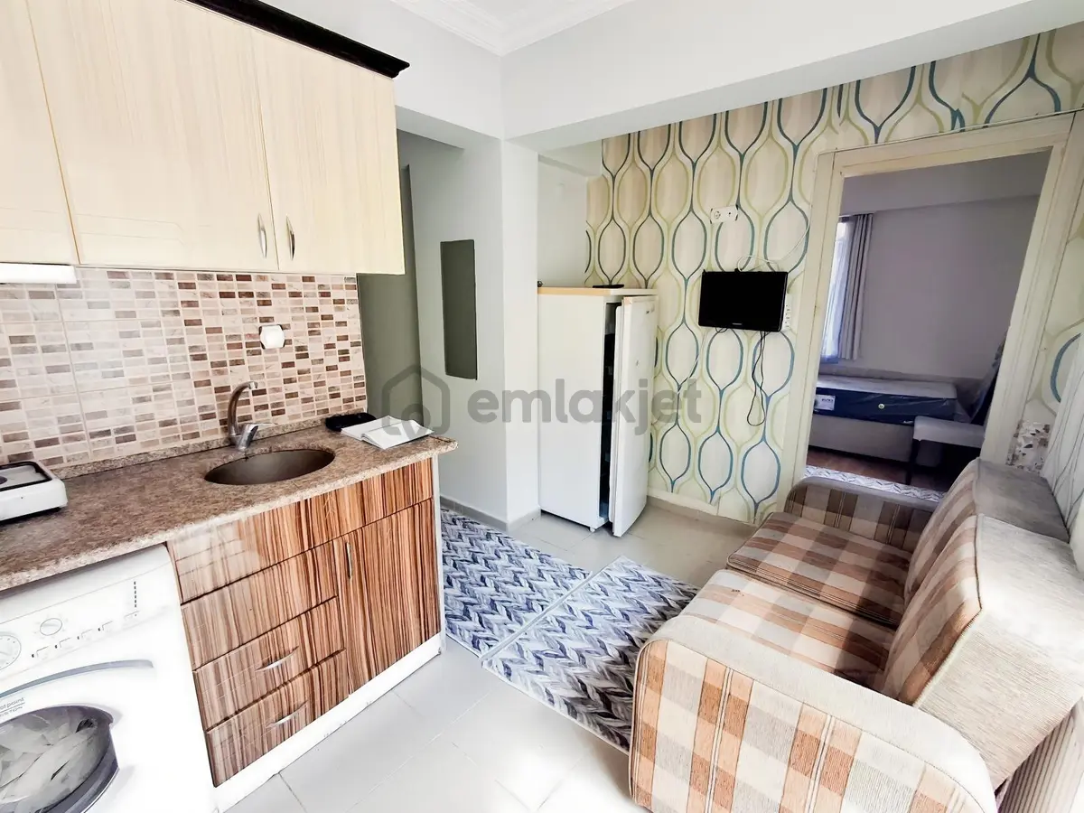 Modern Evlerde Eşyalı 1+1 Apart, 23m2 - 2