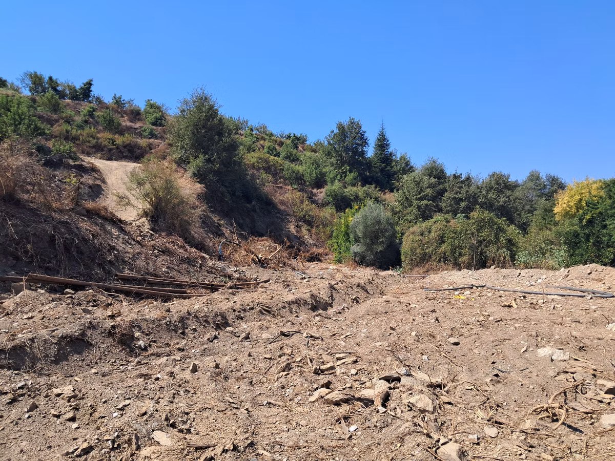 1100 M² Satılık Harfiyatı Yapılmış Bahçe Yeri
