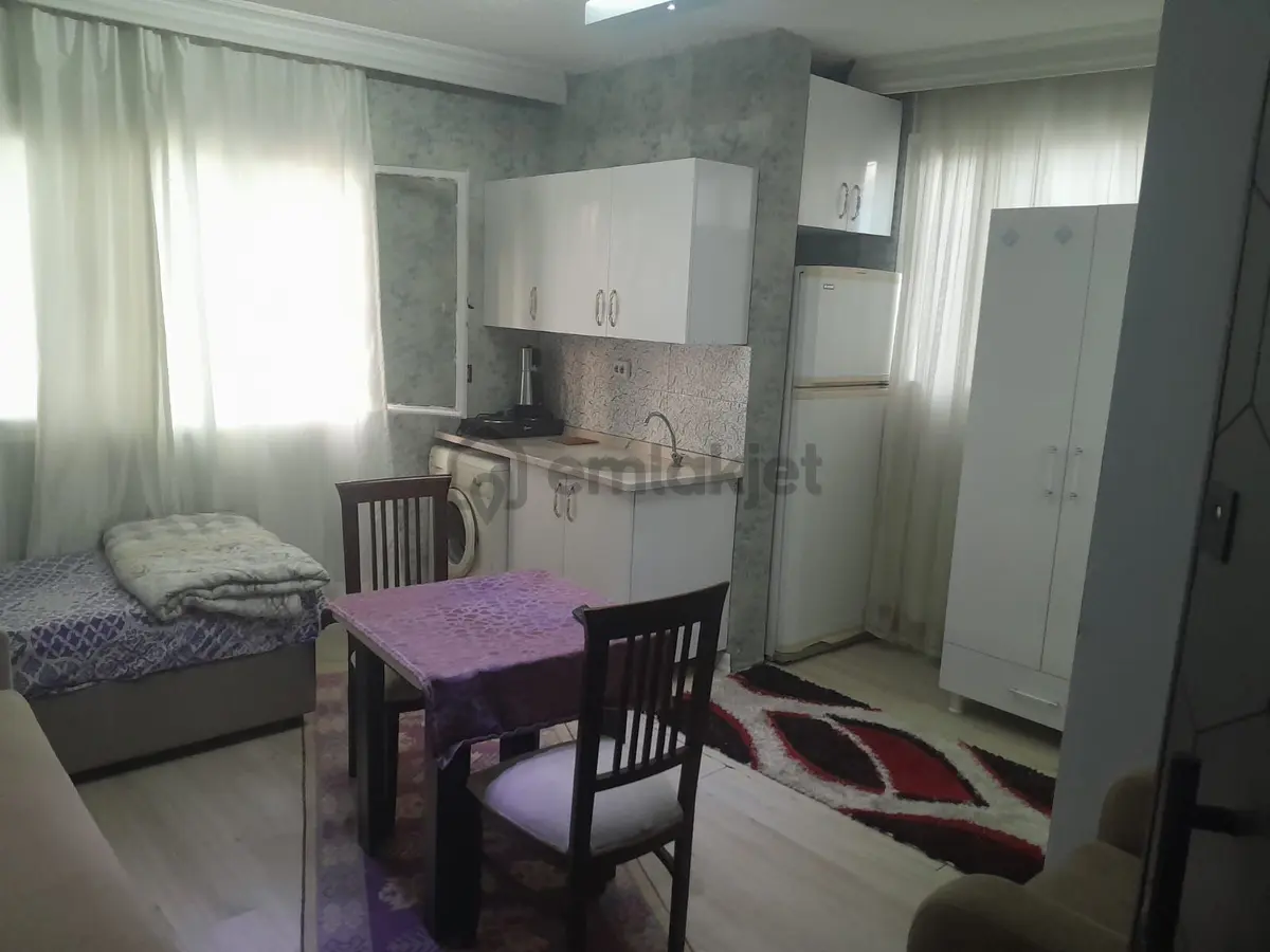 Baraj Yolunda 1+0 Eşyalı Kiralık Daire - 2