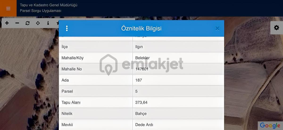 Konya / Ilgın / Belekler Mahallesinde Satılık Bahçe - 4