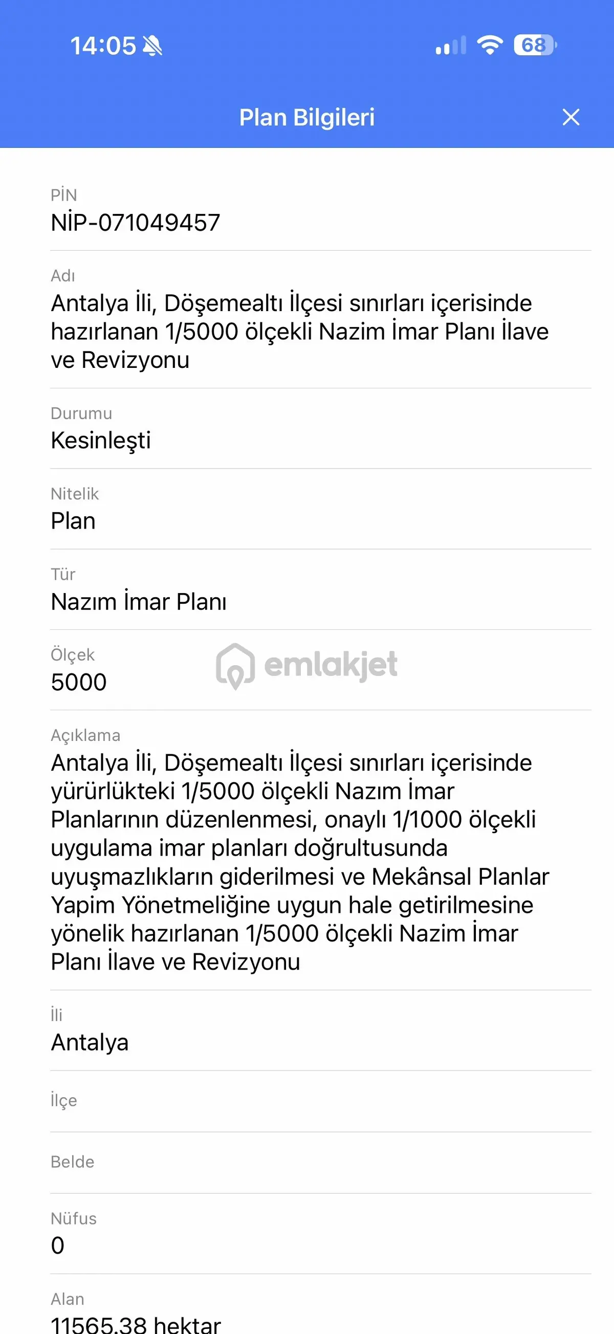 Döşemealtı Altınkale’de 269 M² İmarlı Satılık Arsa - 7